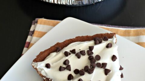 Lightened Up Frozen Chocolate Pie - Chocolate Slopes®