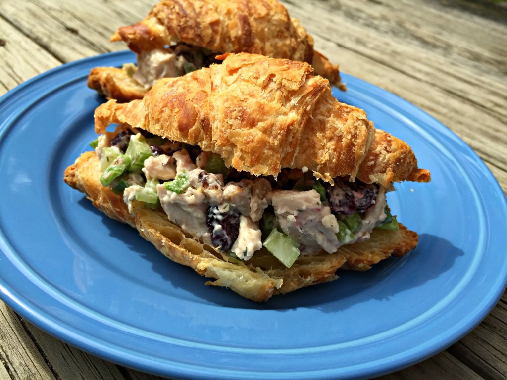 Chicken Salad with Dried Cranberries and Walnuts