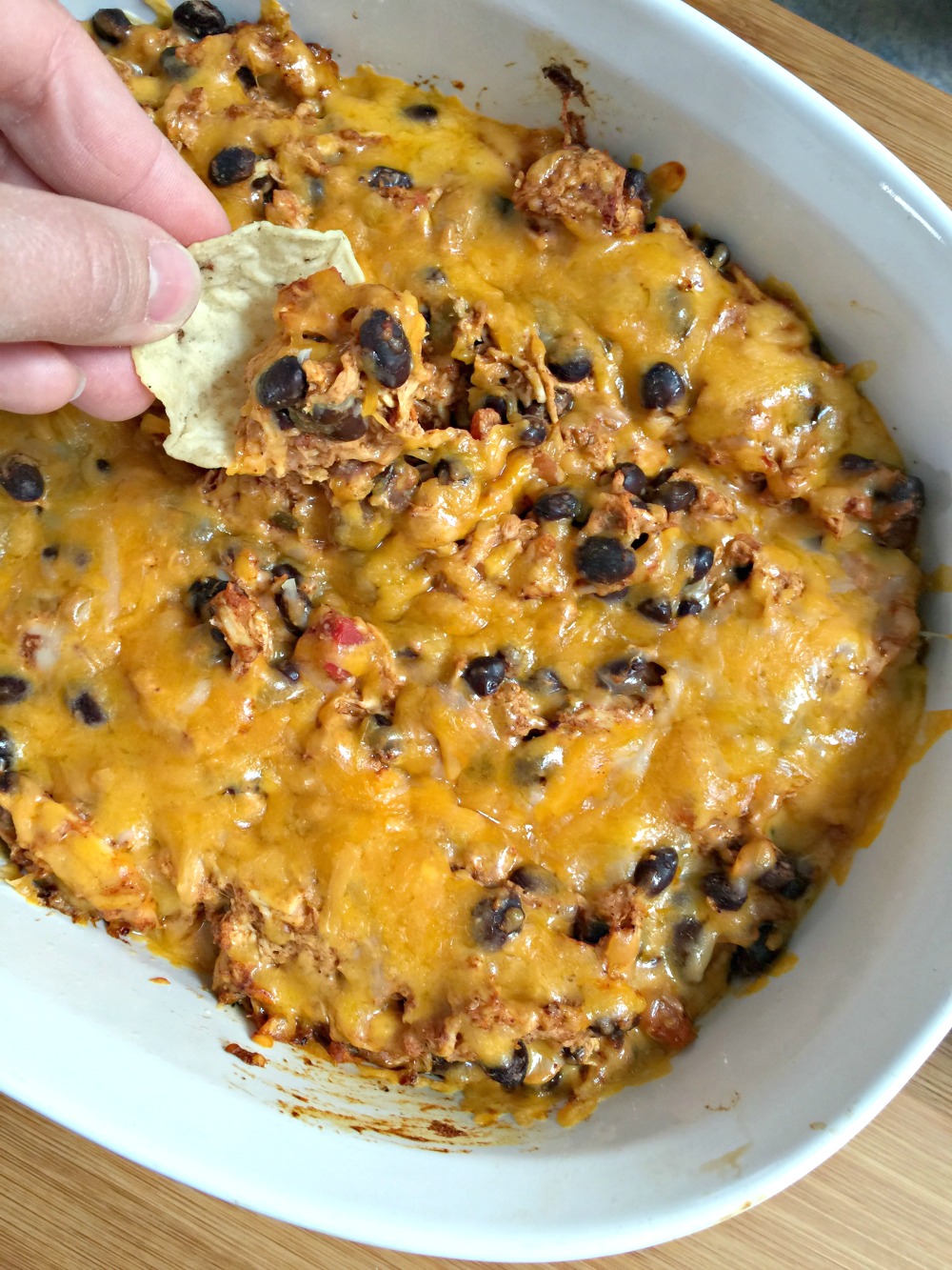 Cheesy Mexican Chicken Casserole {30 minute meal!)