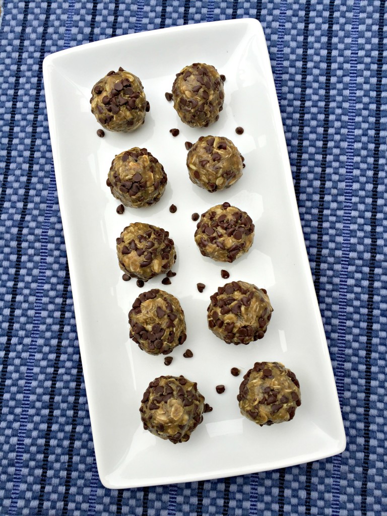 No-Bake Chocolate Chip Energy Bites - Chocolate Slopes®