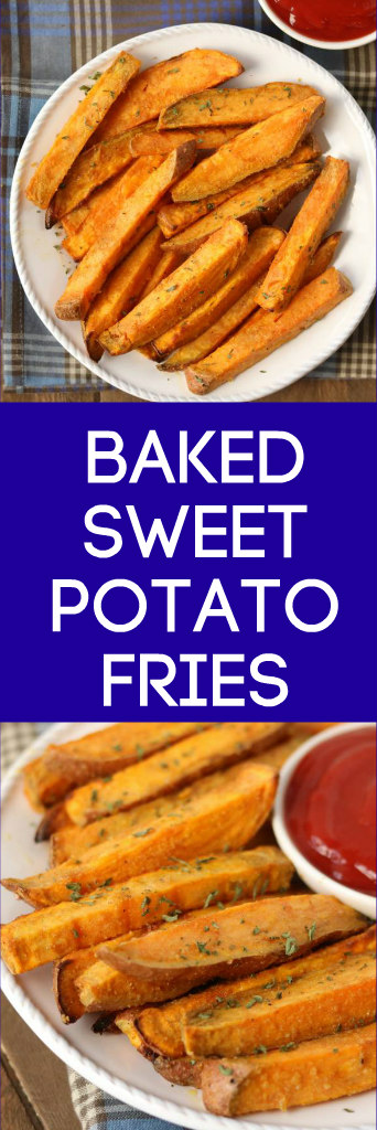 Simple Baked Sweet Potato Fries (5-ingredient)